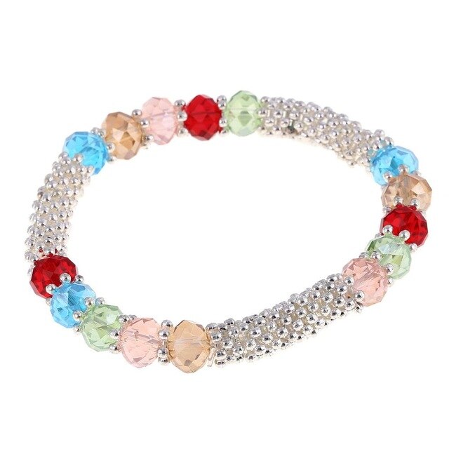 GR Jewelry Best Friends Gift For Children Imitation Pearl Bracelet Women Geometric Charms