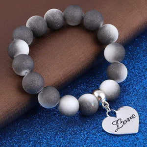 GR Jewelry Best Friends Gift For Children Imitation Pearl Bracelet Women Geometric Charms