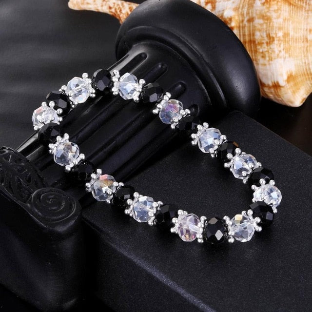 GR Jewelry Best Friends Gift For Children Imitation Pearl Bracelet Women Geometric Charms