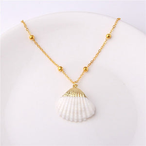 2019 Boho Conch Shells Necklace Sea Beach Pendant Necklace For Women