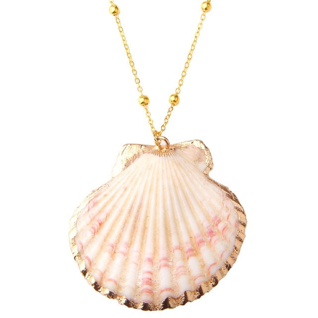 2019 Boho Conch Shells Necklace Sea Beach Pendant Necklace For Women