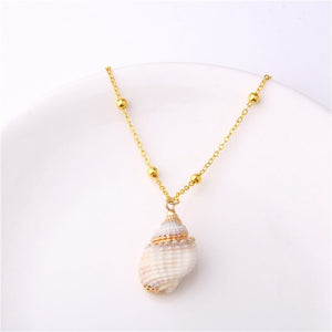 2019 Boho Conch Shells Necklace Sea Beach Pendant Necklace For Women