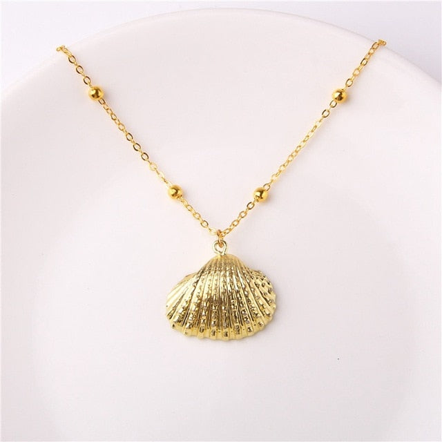 2019 Boho Conch Shells Necklace Sea Beach Pendant Necklace For Women