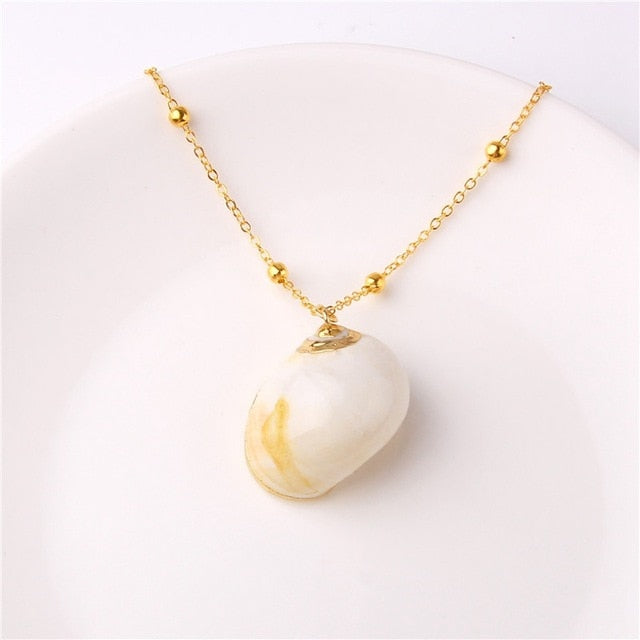 2019 Boho Conch Shells Necklace Sea Beach Pendant Necklace For Women