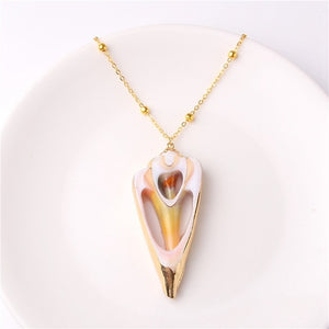 2019 Boho Conch Shells Necklace Sea Beach Pendant Necklace For Women