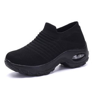 2019  Women Sneakers Casual  Breathable Mesh Air Cushion Soles For Maximum Comfort