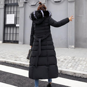 High Quality Long Winter Coat Hooded Faux Fur For Women