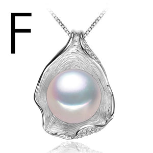 FENASY Charm  Shell Design Fresh Water Pearl and Serling Silver Jewelry