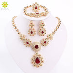 Fine Jewelry Sets For Women Wedding Accessories African Beads Gold Color