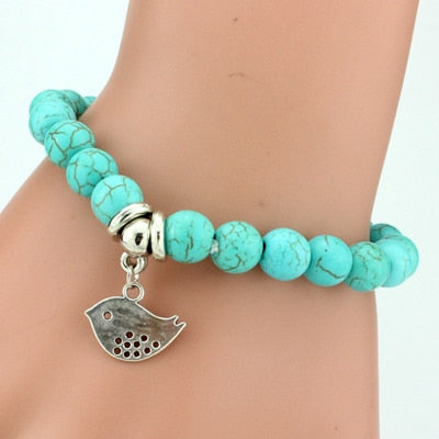 SHEEGIOR Boho Vintage Turquoises Bracelets For Women