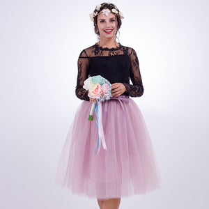 Fashionable Multi- Layered Tulle skirt In Many Colors For All Occasions