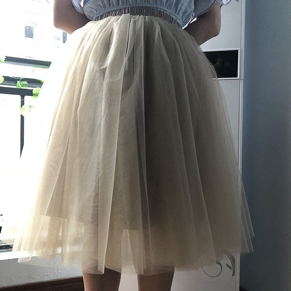 Fashionable Multi- Layered Tulle skirt In Many Colors For All Occasions