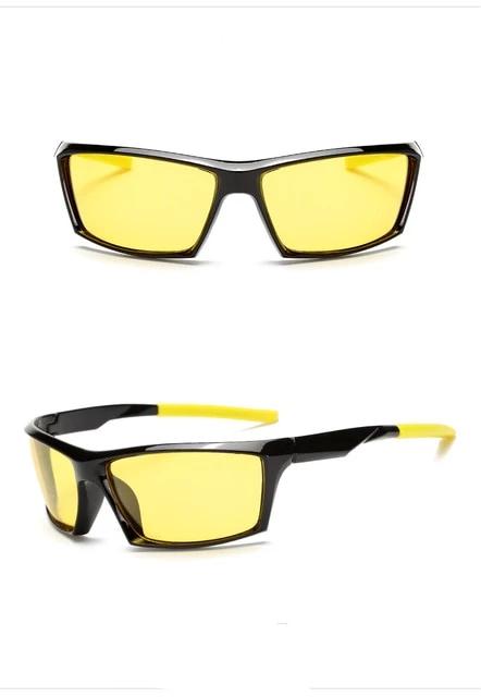 New Yellow Lenses Night Vision Safety Driving Glasses That Reduce Glare