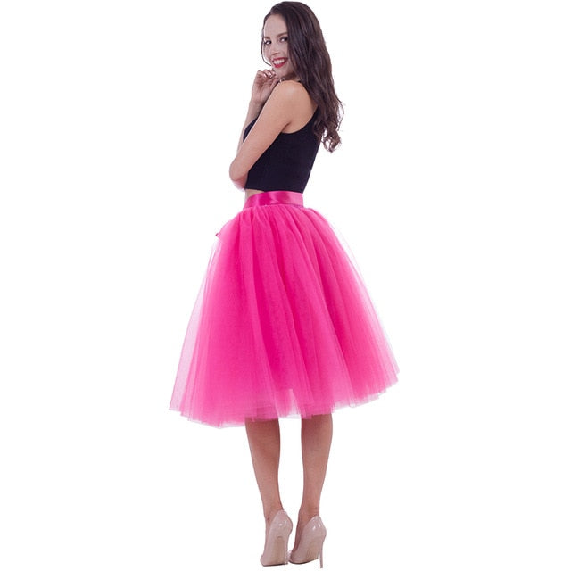 Fashionable Multi- Layered Tulle skirt In Many Colors For All Occasions