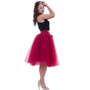 Fashionable Multi- Layered Tulle skirt In Many Colors For All Occasions