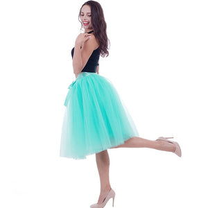 Fashionable Multi- Layered Tulle skirt In Many Colors For All Occasions