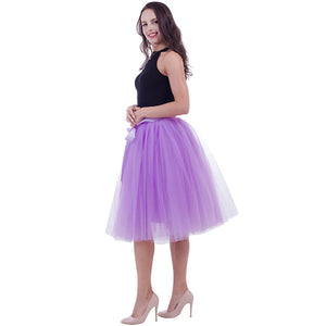 Fashionable Multi- Layered Tulle skirt In Many Colors For All Occasions