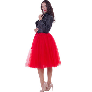 Fashionable Multi- Layered Tulle skirt In Many Colors For All Occasions