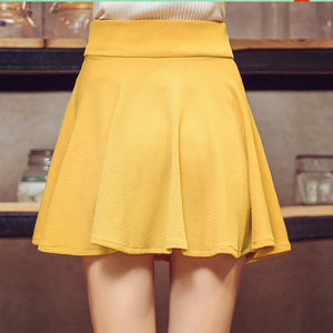 Danjeaner  Women's High Waist Pleated Skirts Pants Summer  Super Elastic Mini Skirts