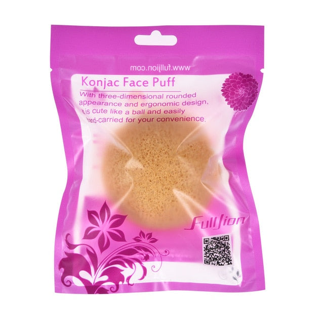 Fulljion 6 Colors Natural Konjac Konnyaku Cosmetic Puff Facial Sponge