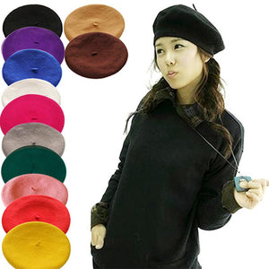 New Winter Female Baret Multi-Colored For Any Occasion