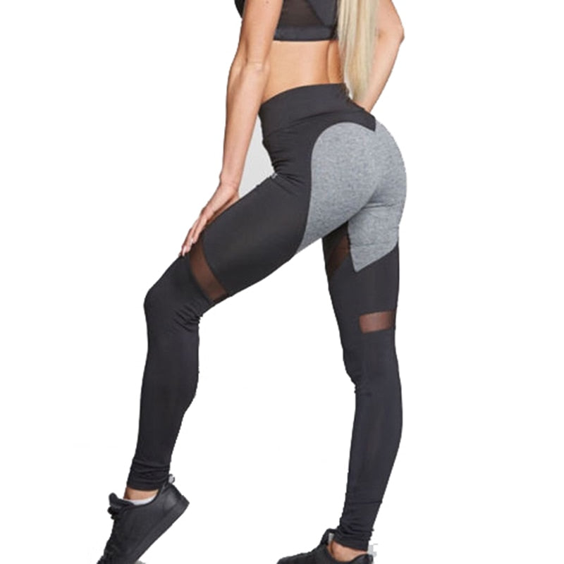 INITIALDREAM Sexy Heart Sporting Women Leggings