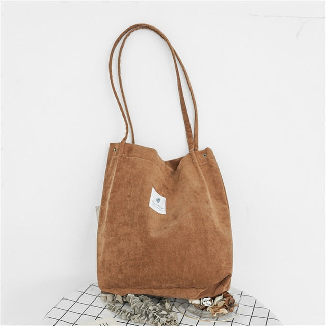 Mara's Dream High Capacity Women Corduroy Tote