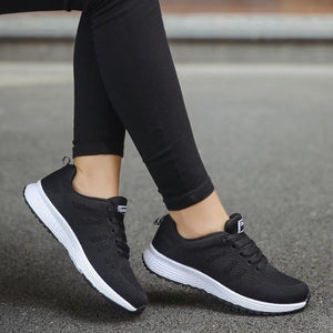 Women Sneakers White Platform  Casual Trainers