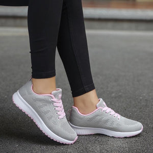 Women Sneakers White Platform  Casual Trainers