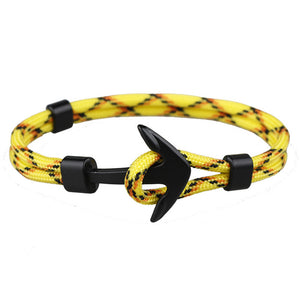 HOMOD 2019 New Fashion Black Color Anchor Bracelets