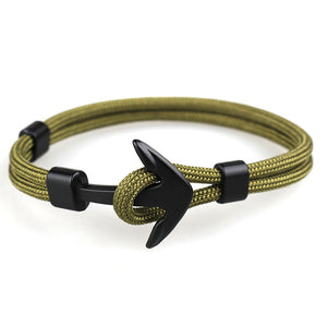 HOMOD 2019 New Fashion Black Color Anchor Bracelets