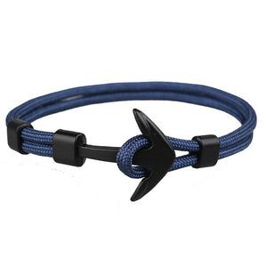 HOMOD 2019 New Fashion Black Color Anchor Bracelets