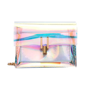 Fashion 2019 Laser Transparent Bags For Women Style Shoulder Messenger PVC Waterproof Beach Bag