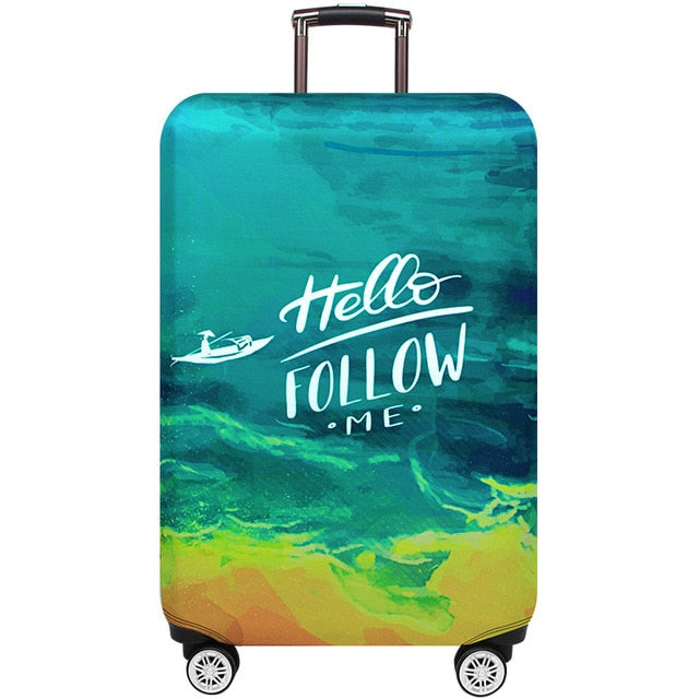 JULY'S SONG Suitcase Case 18-32 Inch Elastic Luggage Protective Covers Dust-proof Travel Accessories