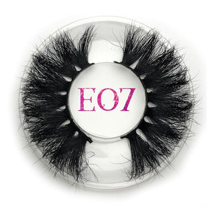 Mikiwi False Eyelashes Wholesale Thick Strip 25mm 3D Mink Lashes Custom Packaging