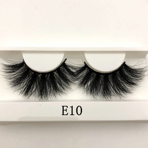 Mikiwi False Eyelashes Wholesale Thick Strip 25mm 3D Mink Lashes Custom Packaging