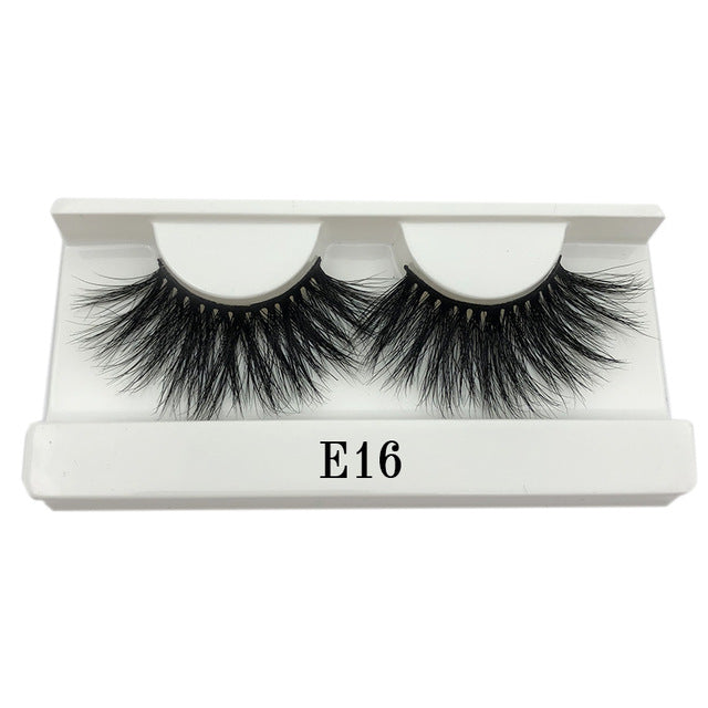 Mikiwi False Eyelashes Wholesale Thick Strip 25mm 3D Mink Lashes Custom Packaging