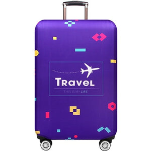 JULY'S SONG Suitcase Case 18-32 Inch Elastic Luggage Protective Covers Dust-proof Travel Accessories