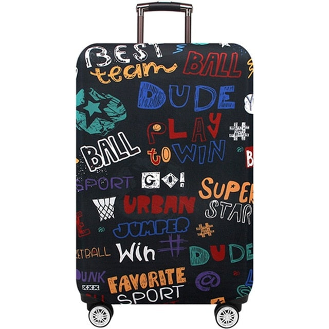 JULY'S SONG Suitcase Case 18-32 Inch Elastic Luggage Protective Covers Dust-proof Travel Accessories