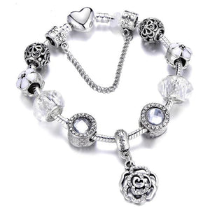 Fashion Silver Charms Bracelet  For Women