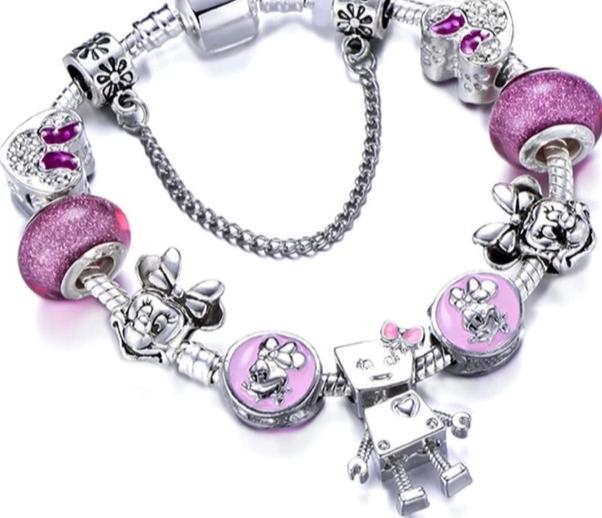 Fashion Silver Charms Bracelet  For Women