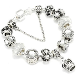 Fashion Silver Charms Bracelet  For Women