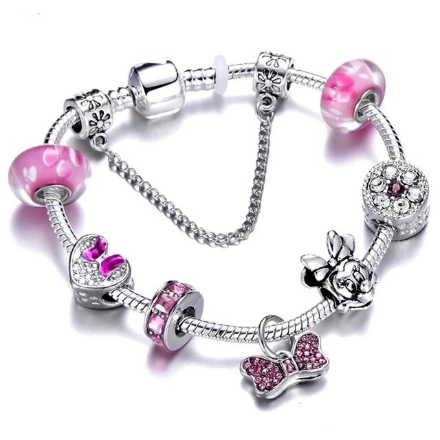 Fashion Silver Charms Bracelet  For Women