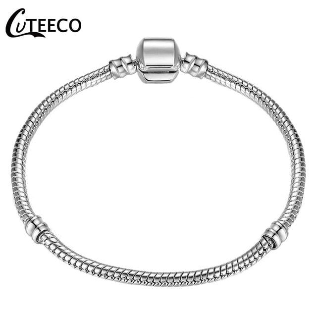 Fashion Silver Charms Bracelet  For Women